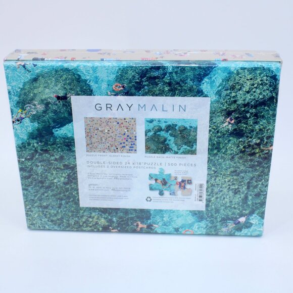 Gray Malin The Beach Double-Sided 500 Piece Jigsaw Puzzle - Picture 3 of 3